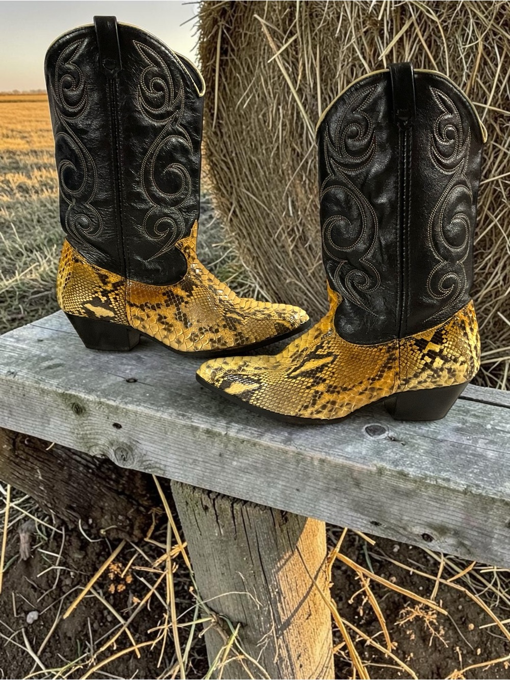 Vintage Dingo Python & Leather SN# G0593 Women’s Size 8M